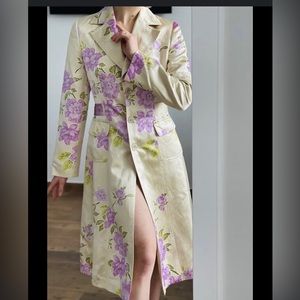 Vintage Banana Republic satin fitted jacket